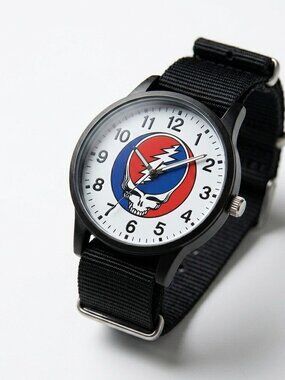 Grateful Dead Ltd Edition 2.0 Analog Watch Black Band Luminous Hands Brand New